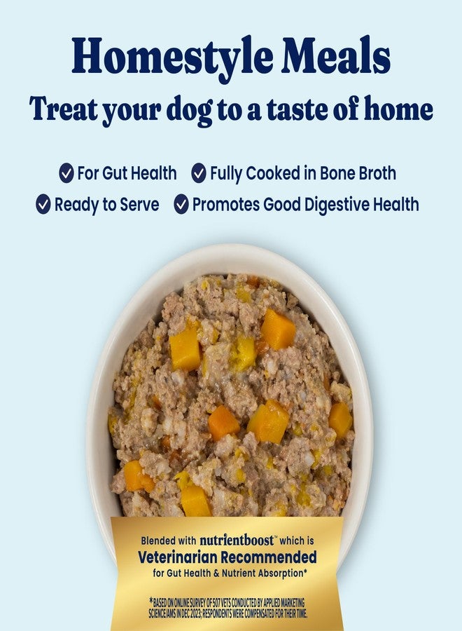 Solid Gold Homestyle Meals Wet Dog Food - Soft Food for Dogs w/Beef, Bone Broth & Superfoods for Gut Health Support - Dog Toppers for Dry Kibble - Fresh Refrigerated Full Meal Replacement - 9oz/6ct - Image 2